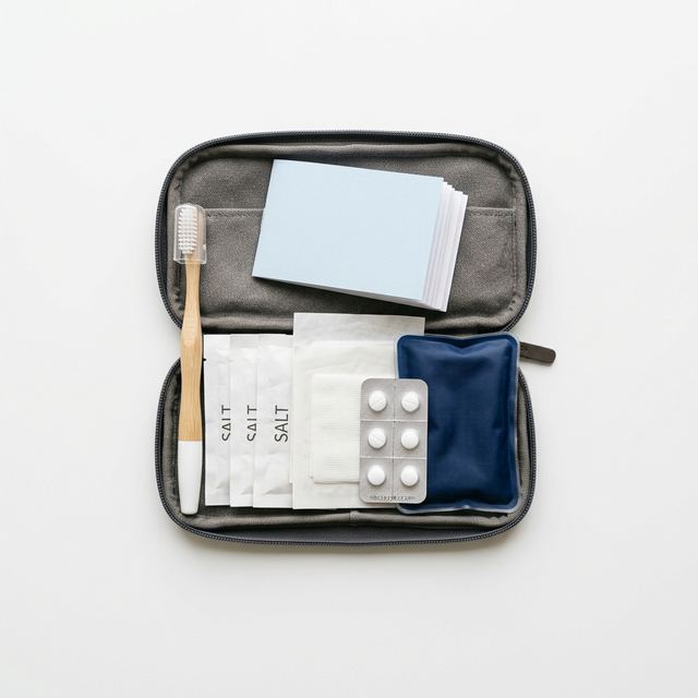 Post-Extraction Travel Kit: What to Pack for Recovery